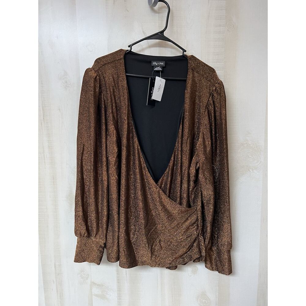 City Chic Dressy Top - NWT